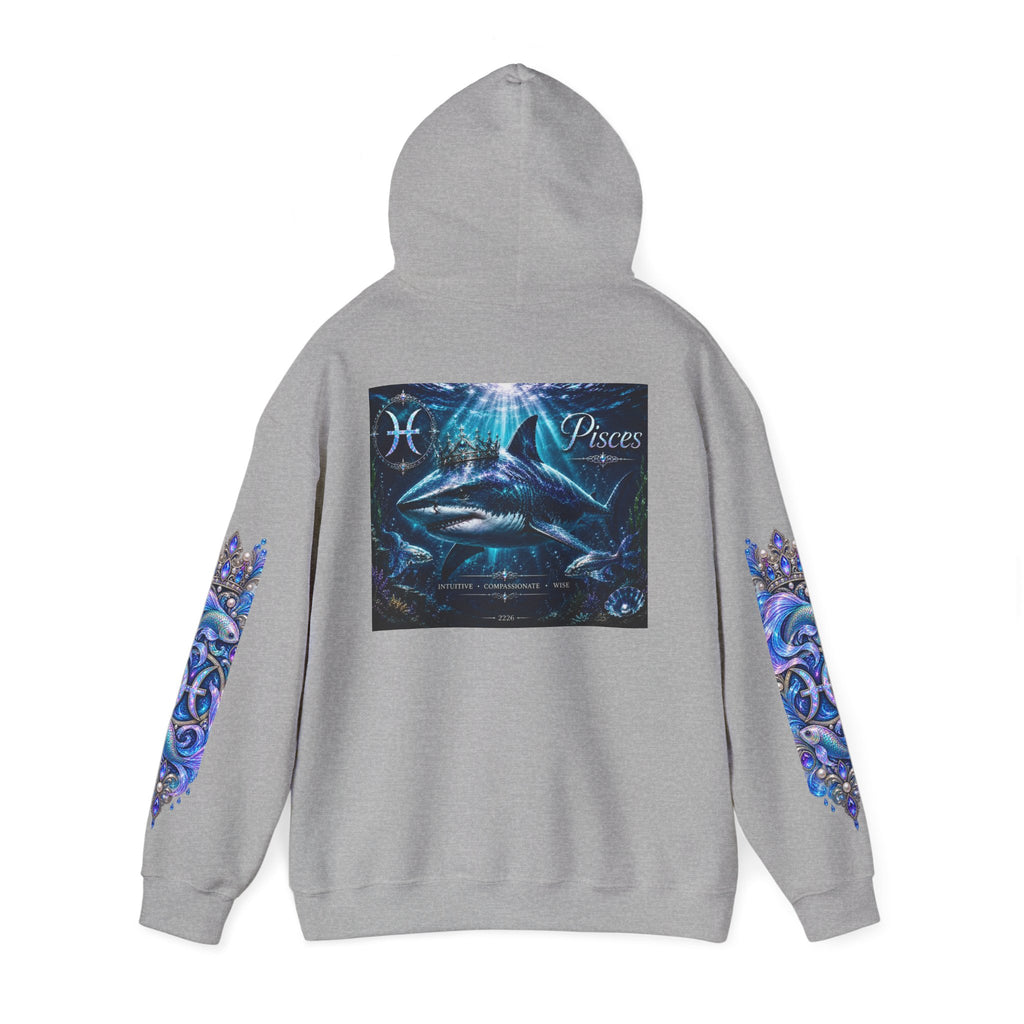 Pisces Hoodie - Astrological Pisces Fish Zodiac Graphic Sweatshirt