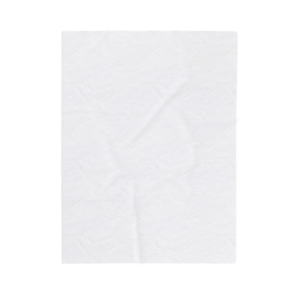 Gold Embossed Floral Velveteen Plush Blanket