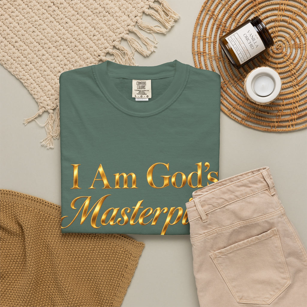 I Am God's Masterpiece T-Shirt — Psalm 139:14 Inspirational Christian Tee