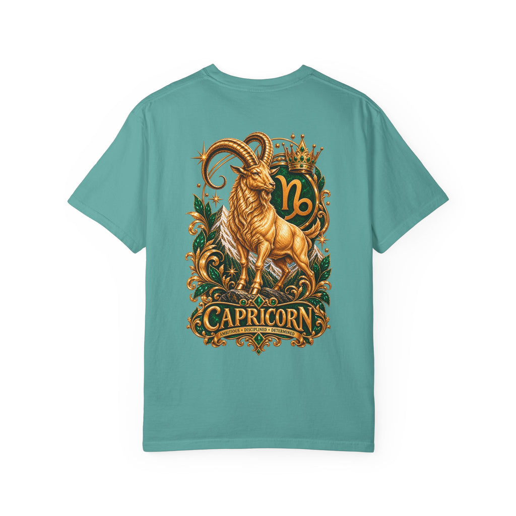 Capricorn Zodiac T-Shirt — Golden Goat Astrology Tee