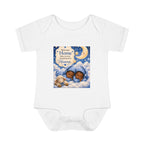 Infant Bodysuit - 'Welcome Home Baby' Sleepy Moon & Clouds Memorial Onesie