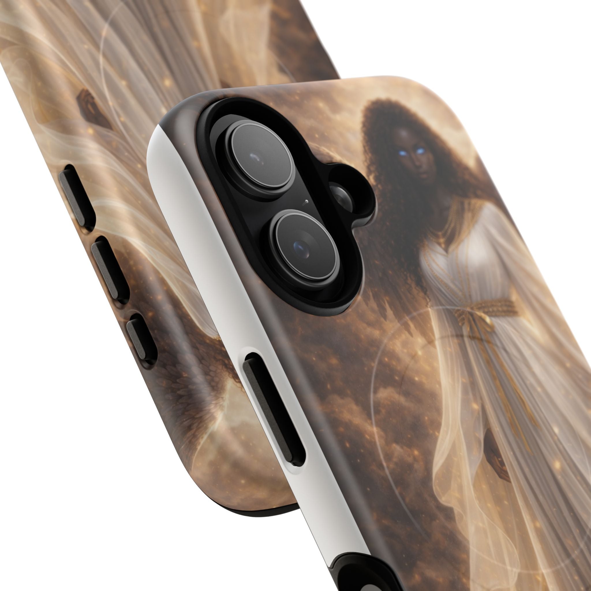 Angel Guardian Phone Case — Dark Angel in Flowing Gown Magnetic Tough Case