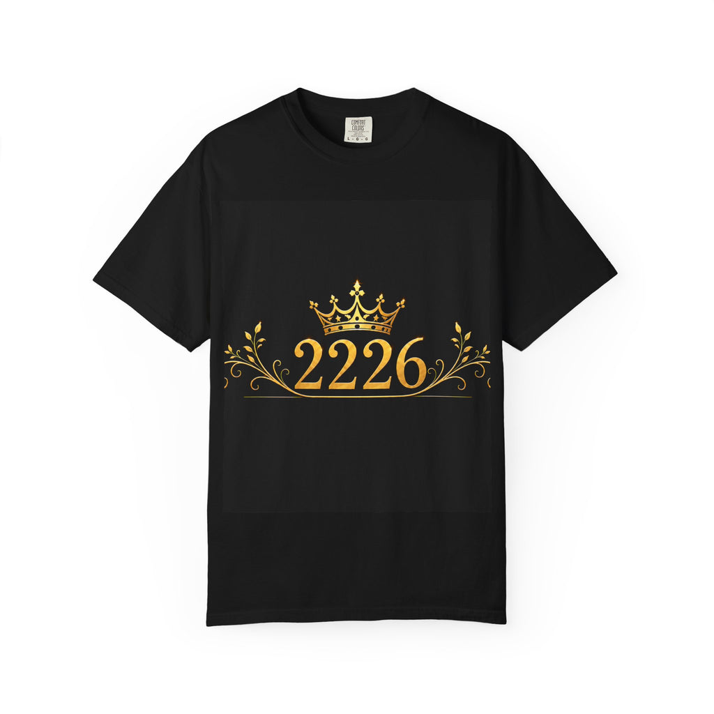 Lion Crest T-Shirt — Golden Crown 2226 Design