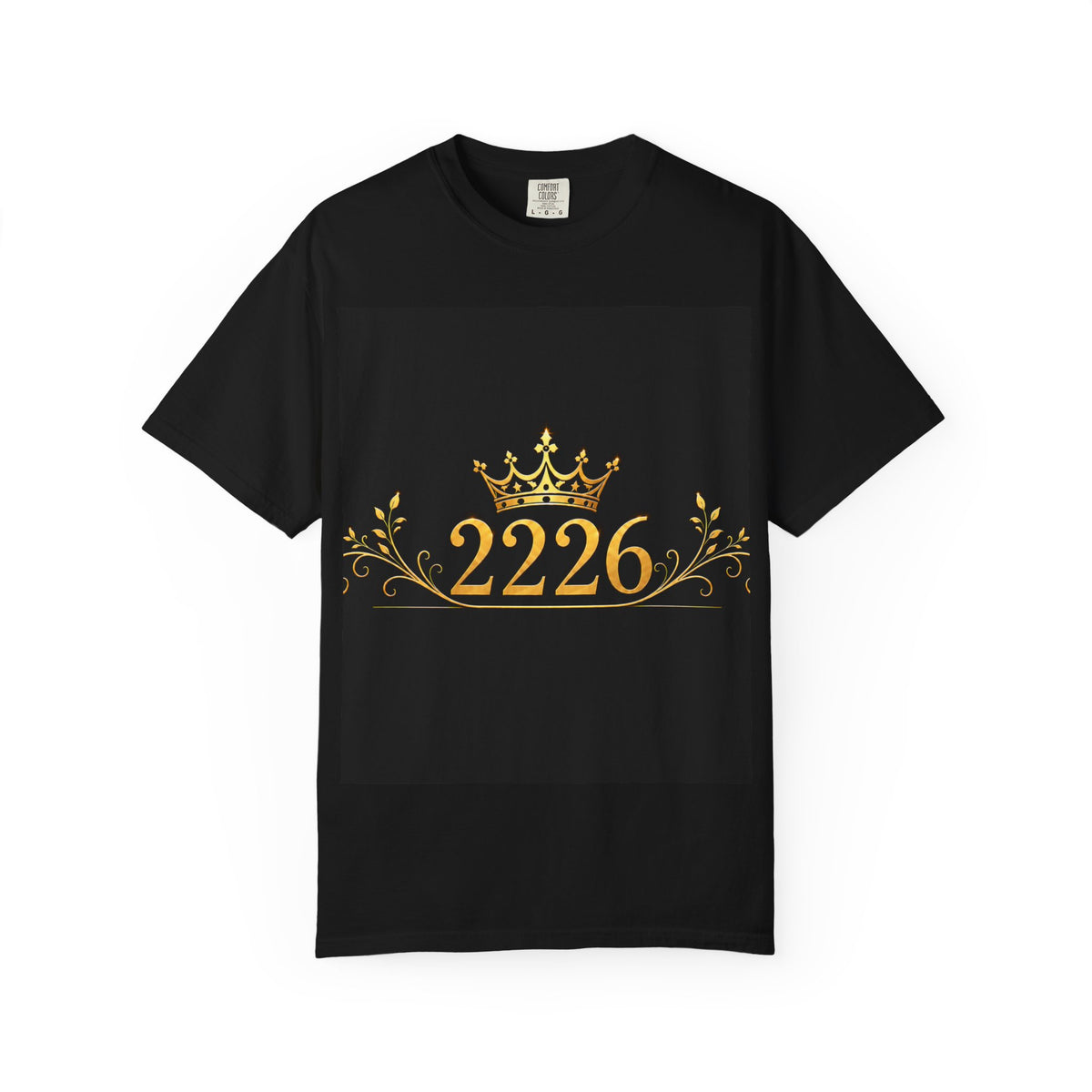 Lion Crest T-Shirt — Golden Crown 2226 Design