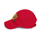 Revelation Chapter 14 Dad Cap — Vintage Gold Lettering Baseball Hat