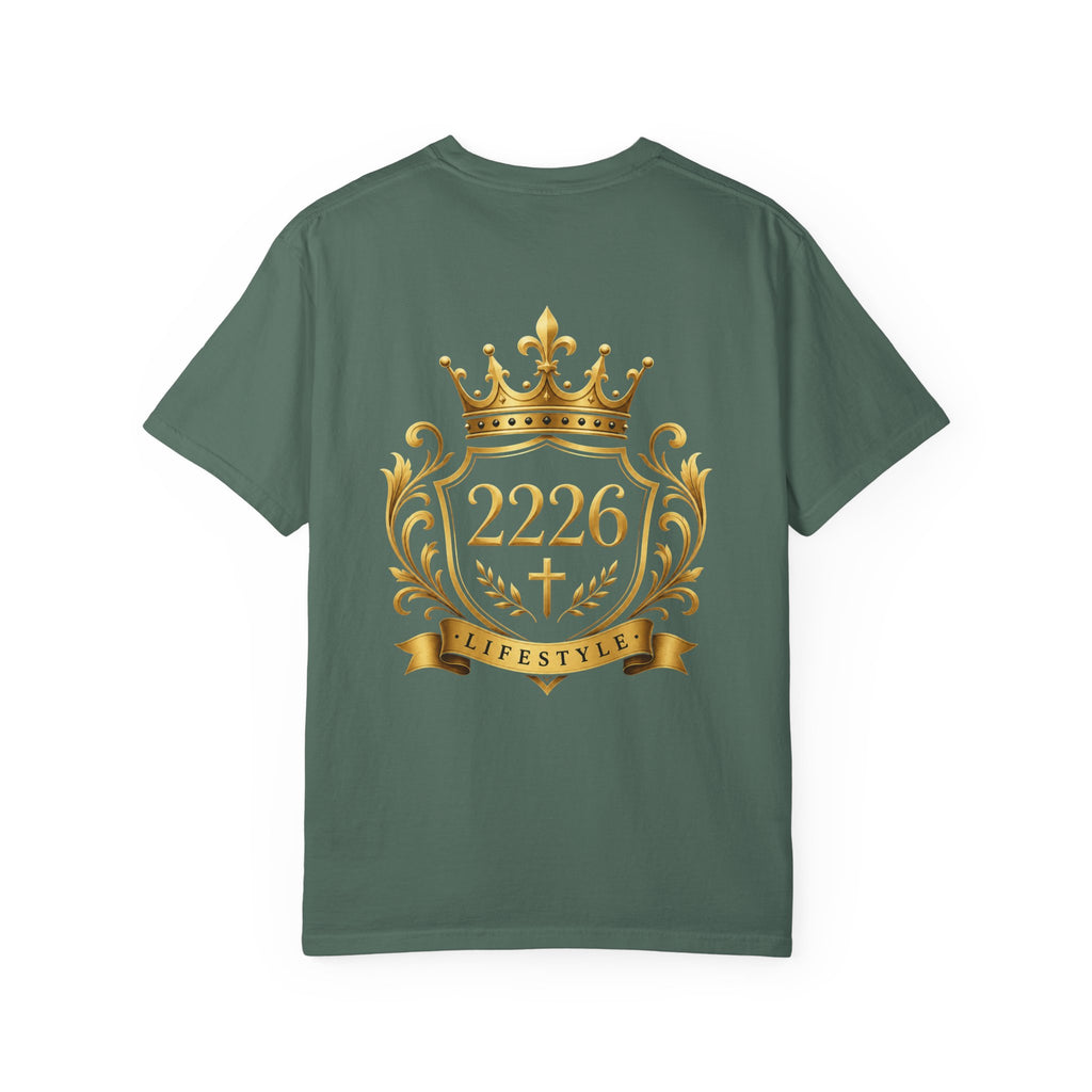 Royal Crest 2226 T-Shirt — Gold Crown Emblem Tee