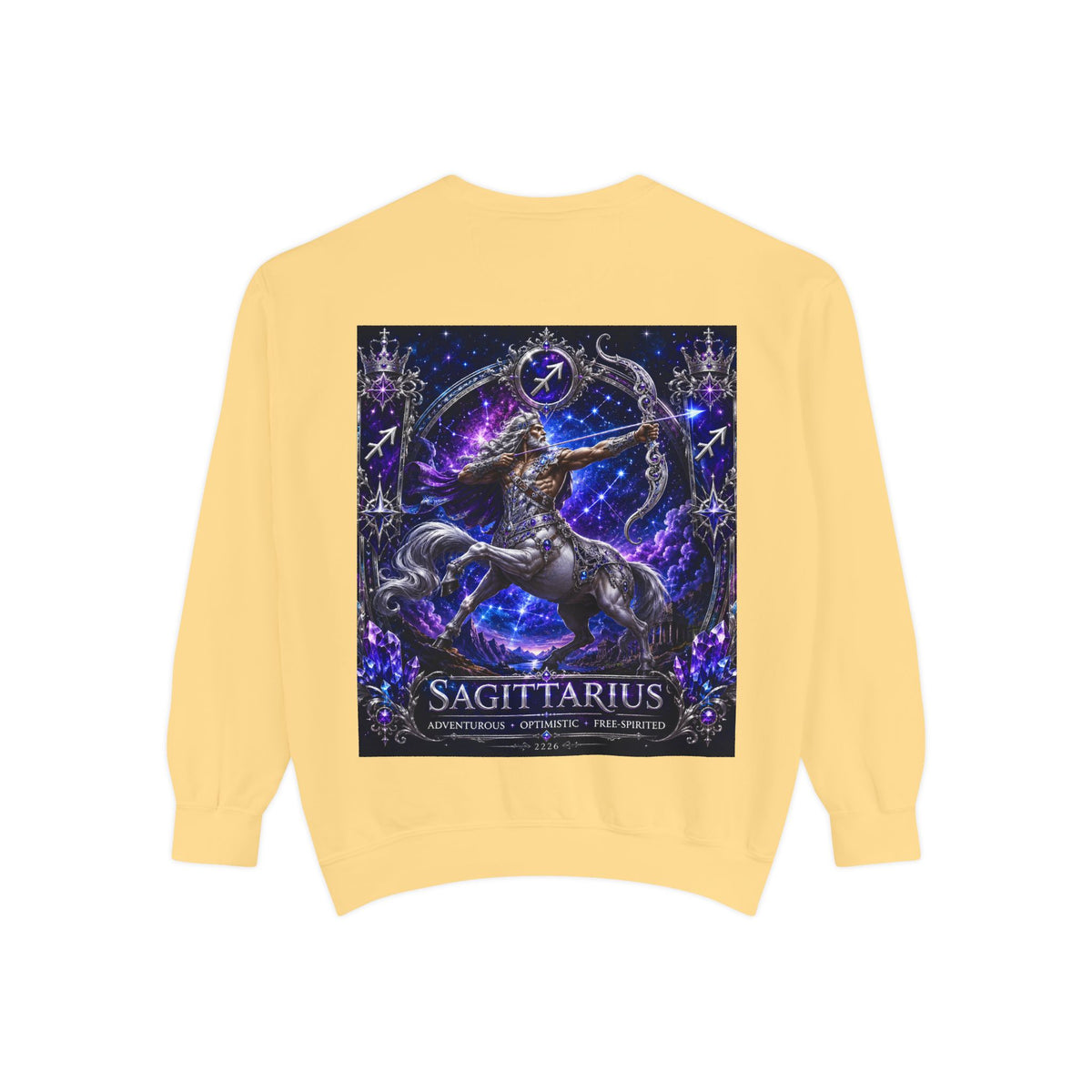 Sagittarius Zodiac Sweatshirt — Celestial Archer Graphic Pullover