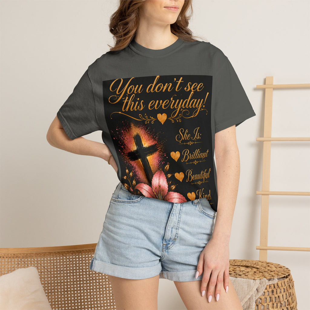 Christian Inspirational T-Shirt — "Not By Sight" / "You Don’t See This Everyday" Design