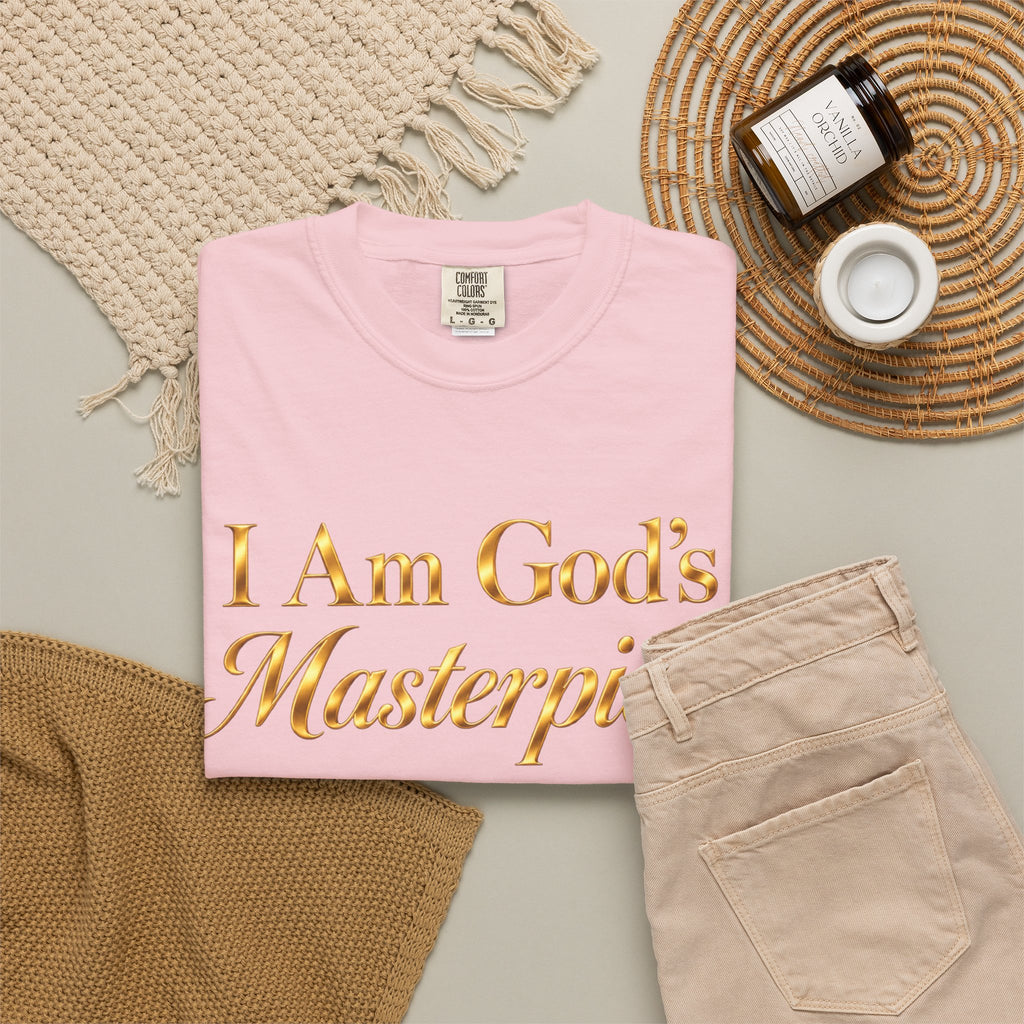 I Am God’s Masterpiece T-Shirt — Inspirational Christian Scripture Tee (Psalms 139:14)