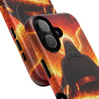 Flaming Angel Warrior Magnetic Phone Case — Tough Protective iPhone Cover