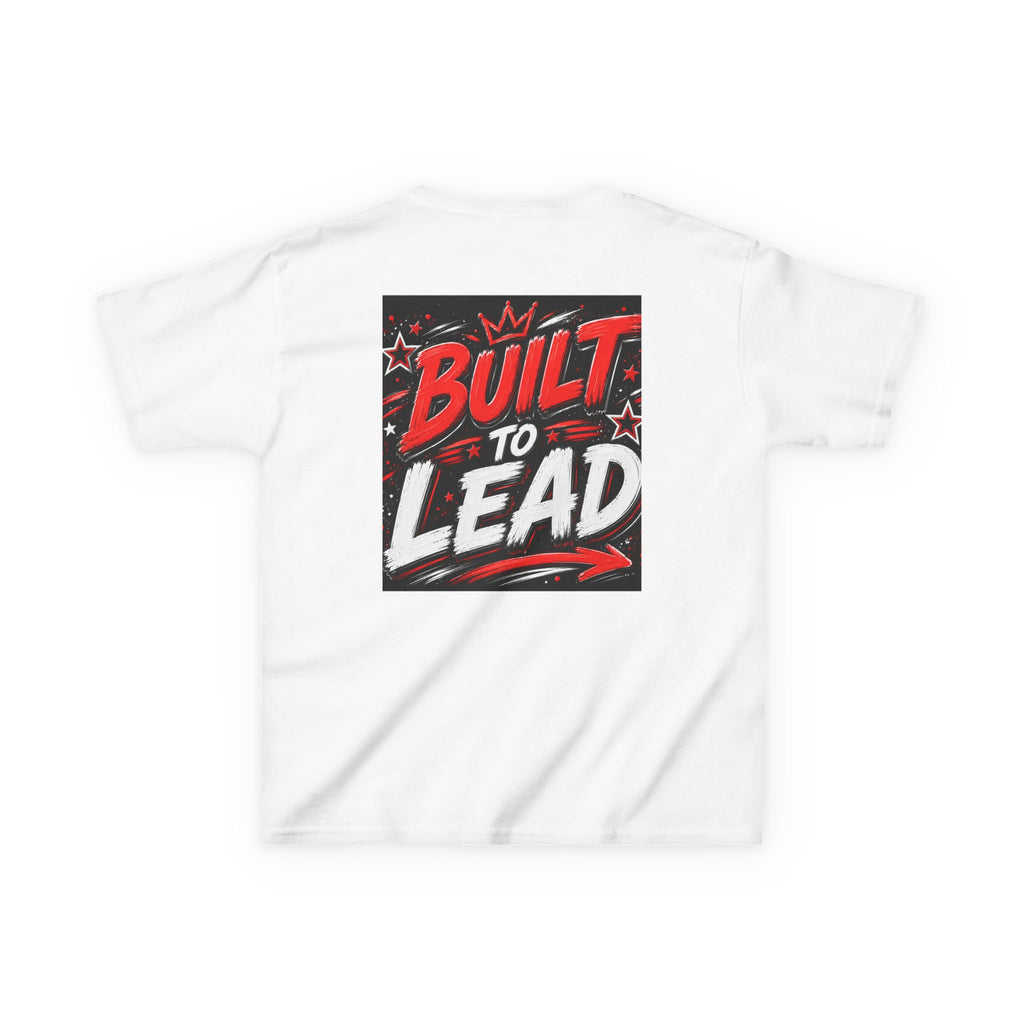 Built to Lead Kids T-Shirt — Motivational Youth Graphic Tee