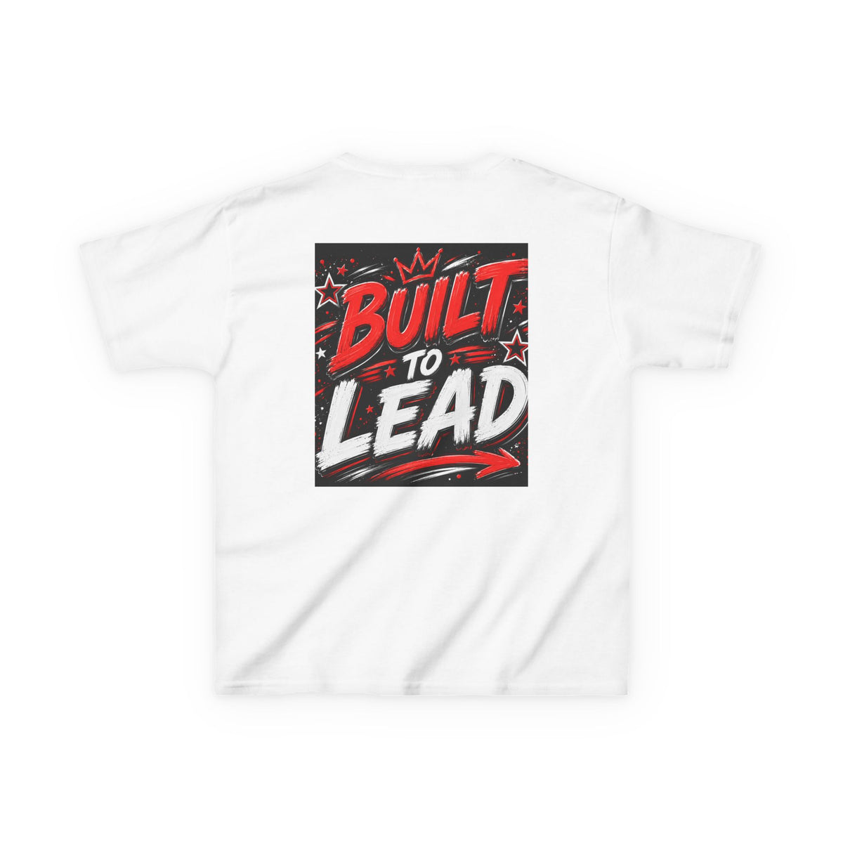 Built to Lead Kids T-Shirt — Motivational Youth Graphic Tee
