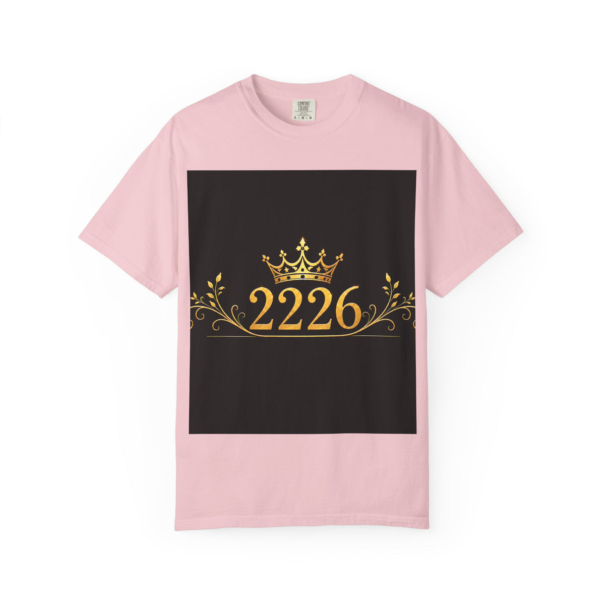Lion Crest T-Shirt — Golden Crown 2226 Design