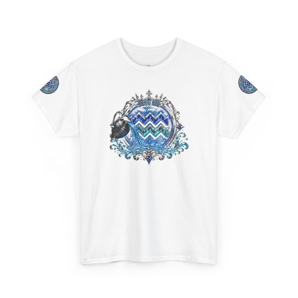 Aquarius Zodiac T-Shirt — Water Bearer Astrology Tee