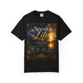 Christian Inspirational T-Shirt — "Speak Life" & "Still on the Throne" Faith Graphic Tee