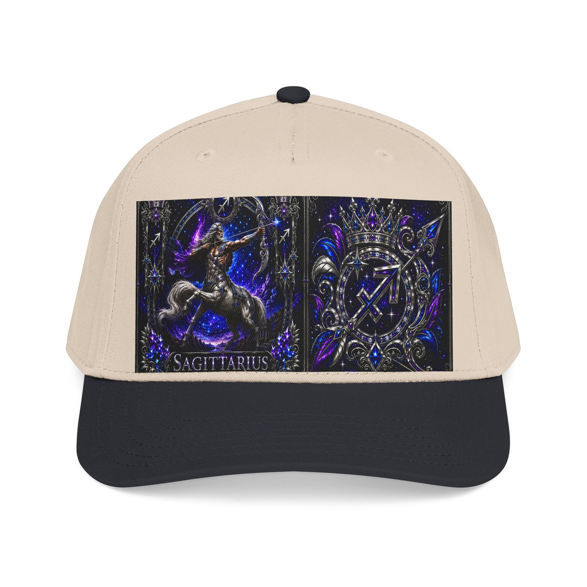 Sagittarius Zodiac Baseball Cap — Astrological Archer Mid Profile Hat