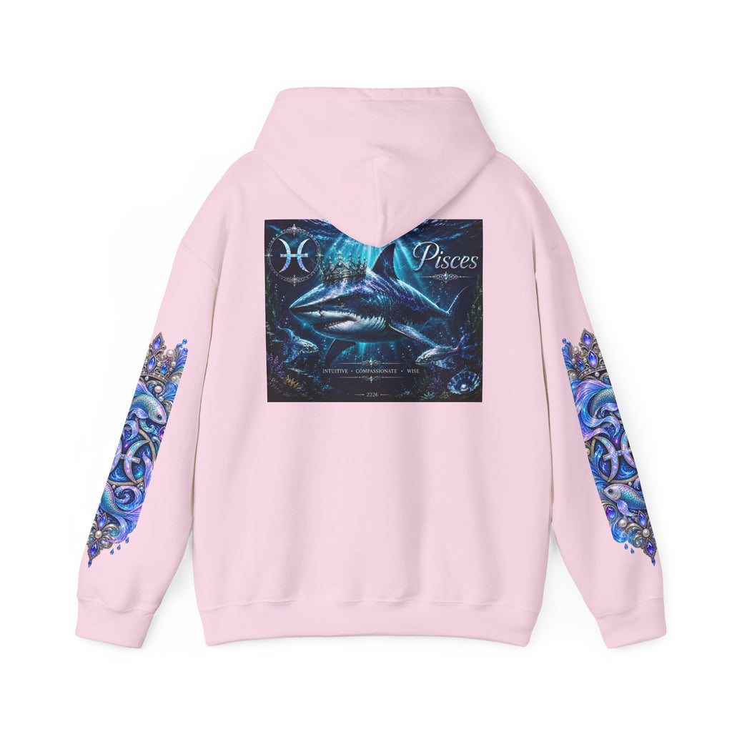 Pisces Hoodie - Astrological Pisces Fish Zodiac Graphic Sweatshirt
