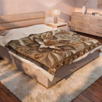 Faith Makes All Things Possible Velveteen Plush Blanket – Inspirational Christian Throw