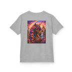 Kids Brown Unicorn Tee — Rainbow Fantasy Magical Horse Shirt