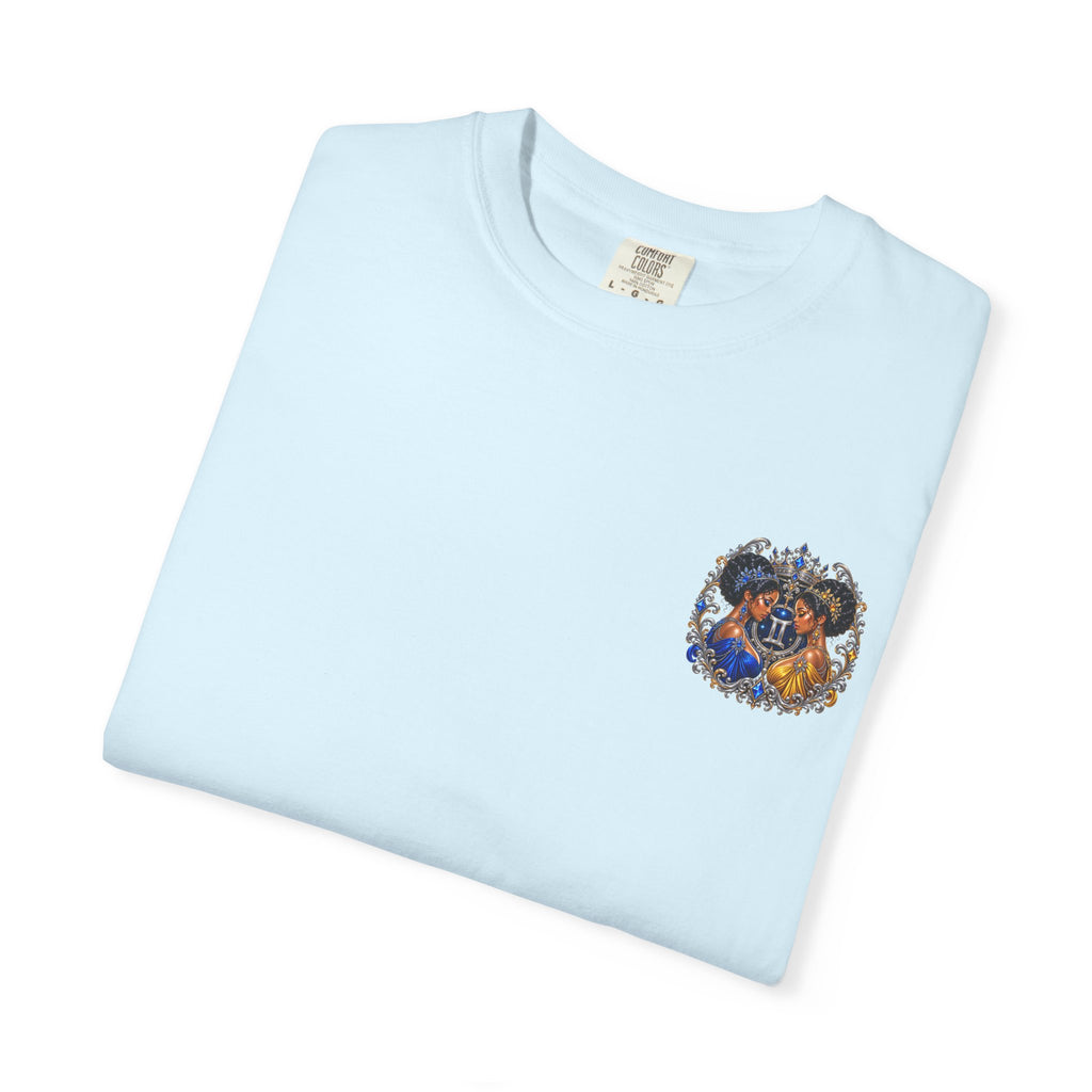 Gemini Zodiac T-Shirt — Twin Goddesses Astrology Graphic Tee