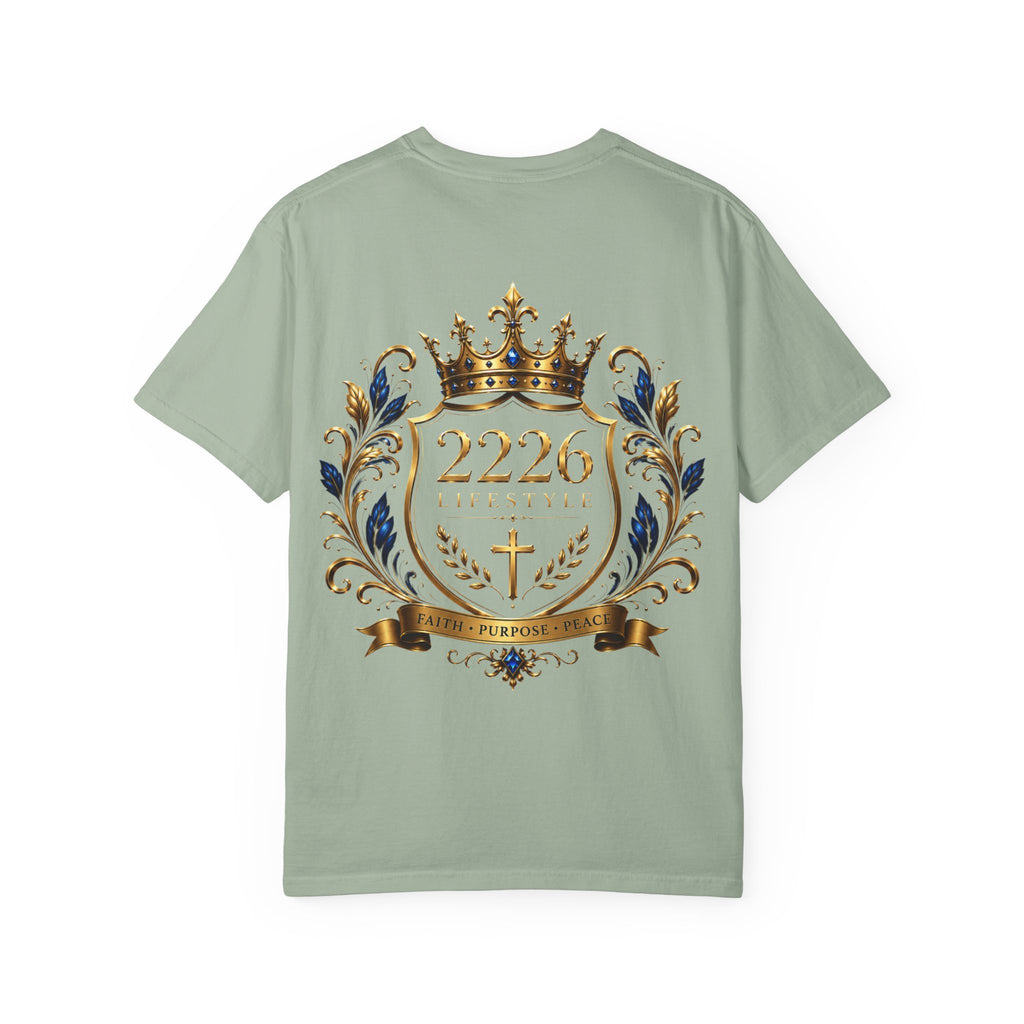 Royal Crest T-Shirt — 2226 Faith & Purpose Graphic Tee