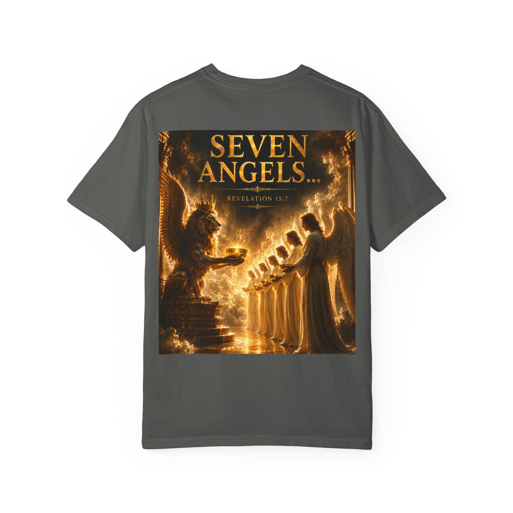Seven Angels Graphic T-Shirt — "The Seven Angels" Religious Illustration Tee