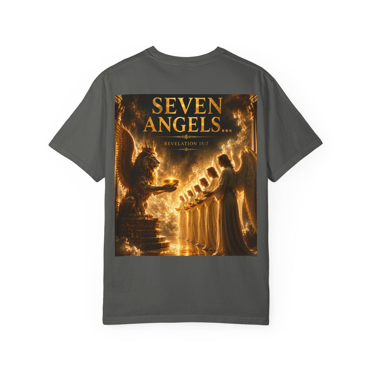 Seven Angels Graphic T-Shirt — "The Seven Angels" Religious Illustration Tee