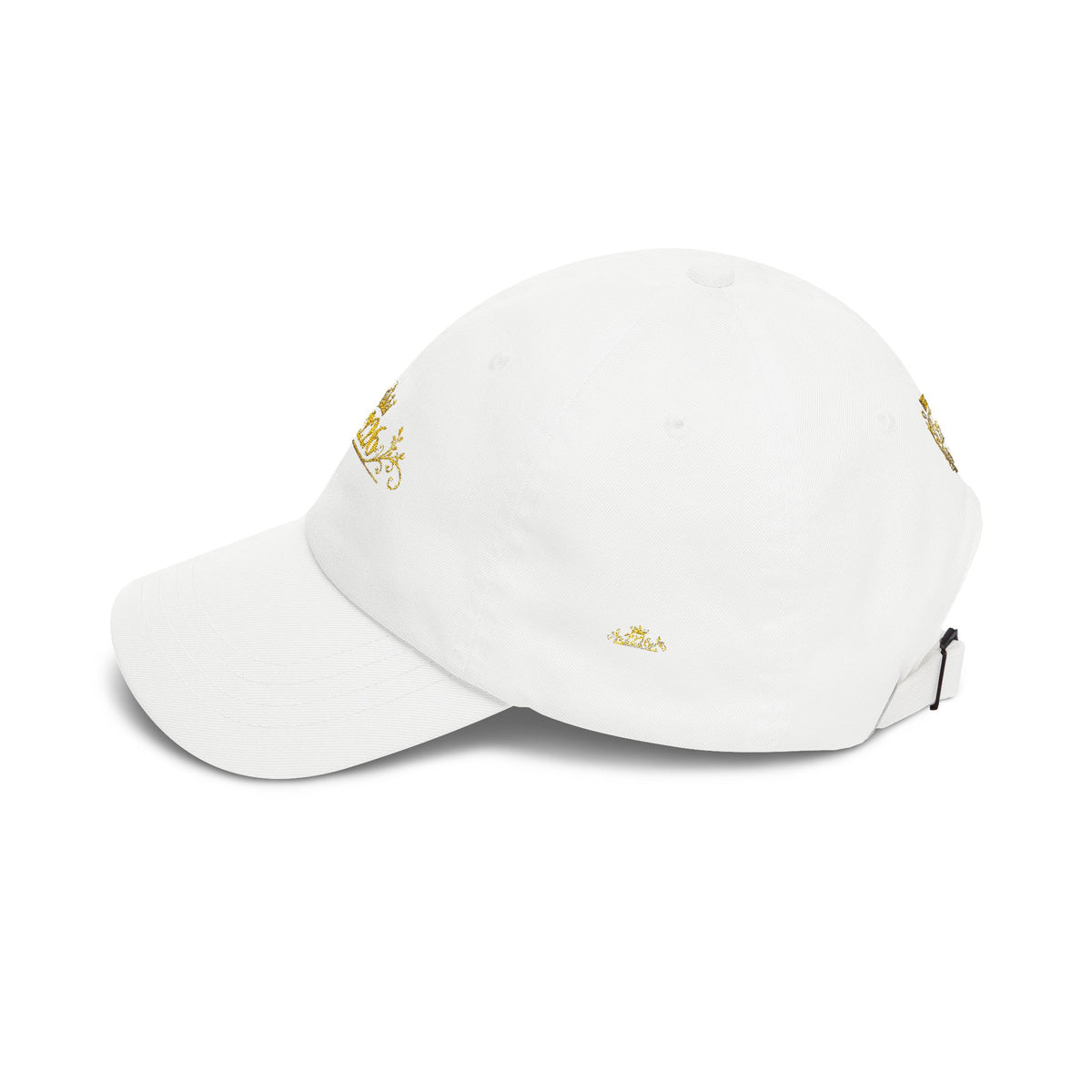 Embroidered Gold Crown '2226' Classic Dad Cap