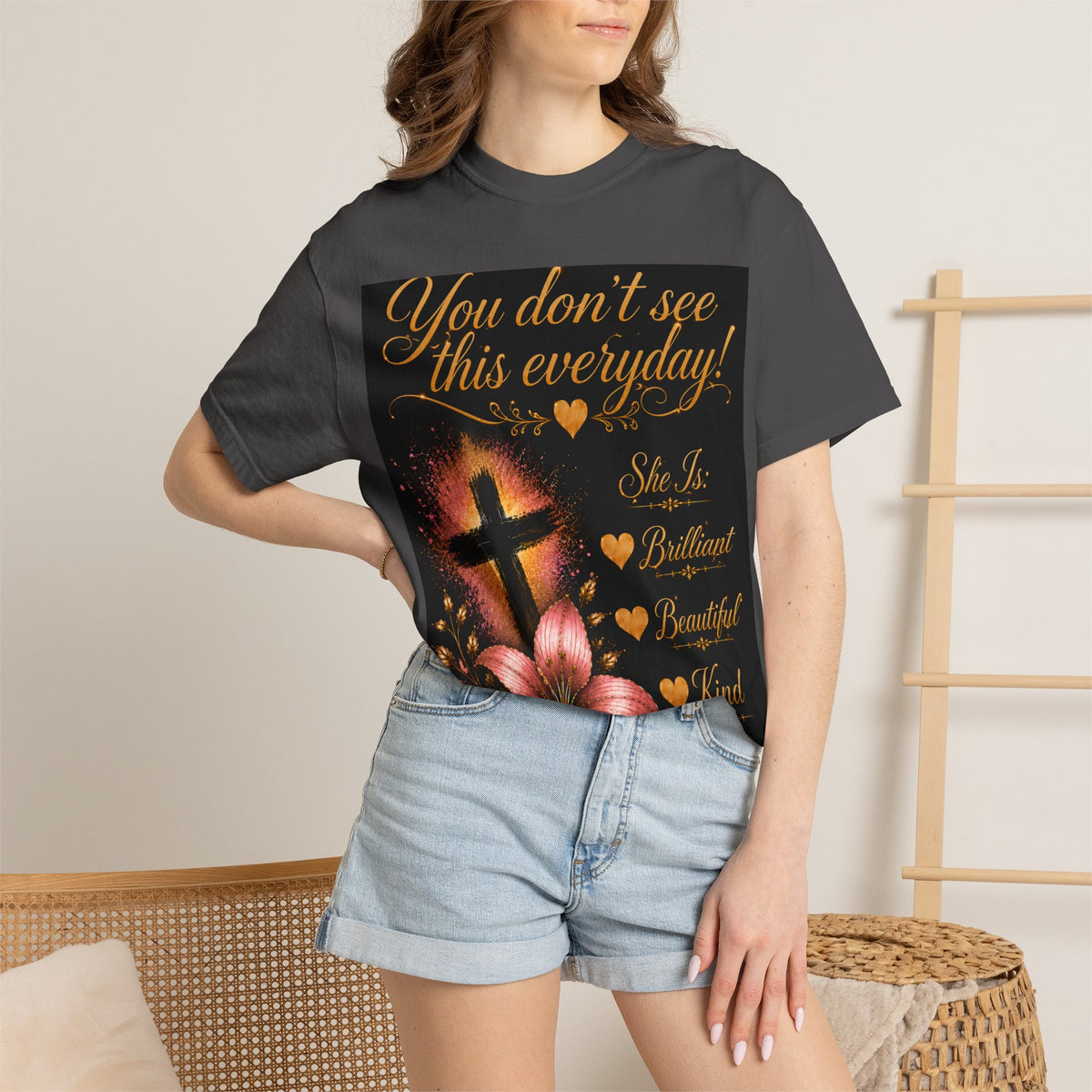 Christian Inspirational T-Shirt — "Not By Sight" / "You Don’t See This Everyday" Design