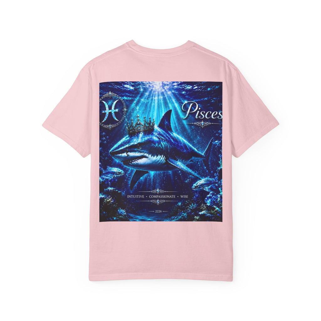 Pisces Shark T-Shirt — Zodiac Ocean Graphic Tee