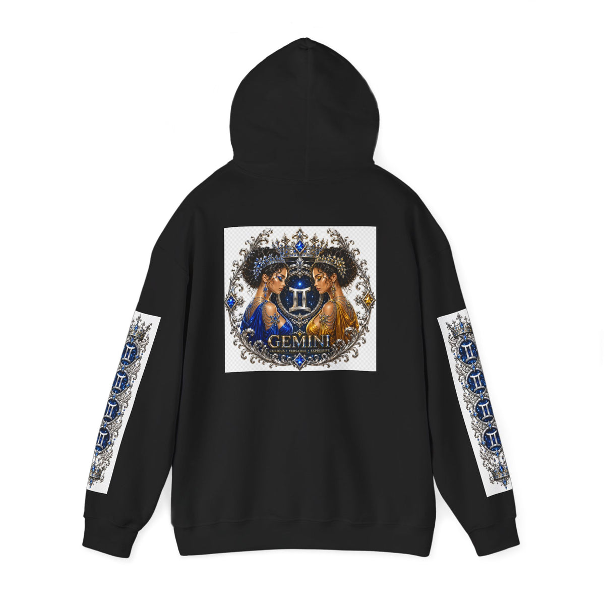 Gemini Zodiac Hoodie — Twin Stars Astrological Sweatshirt