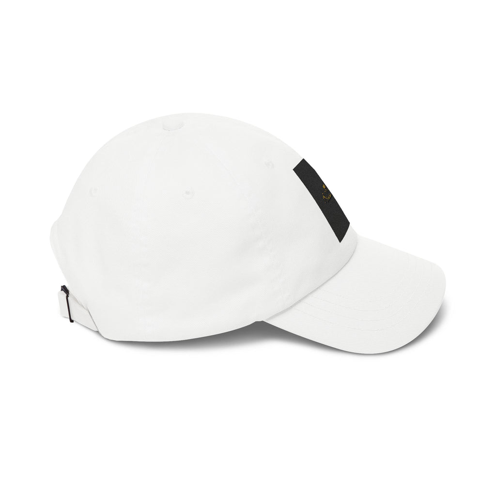 Classic Dad Cap — Gold Crown Patch Embroidered Baseball Hat