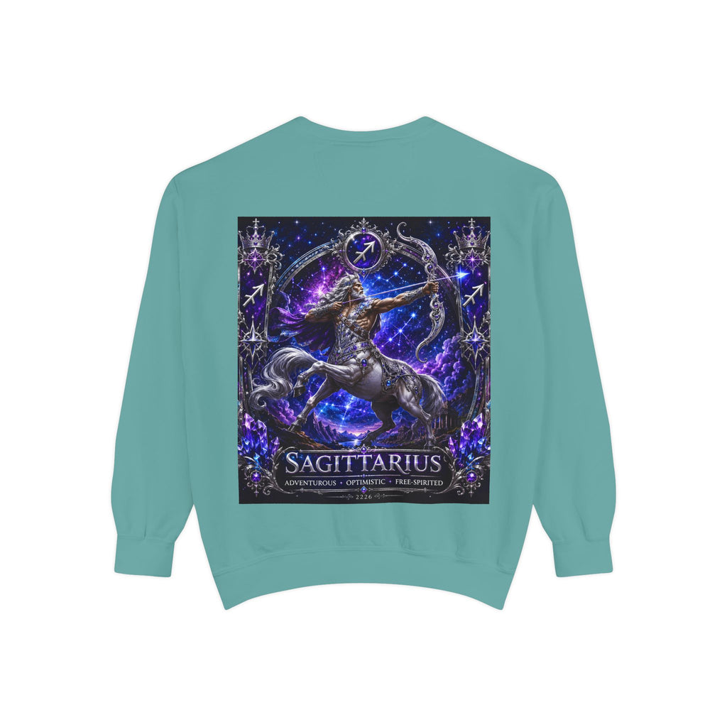 Sagittarius Zodiac Sweatshirt — Celestial Archer Graphic Pullover