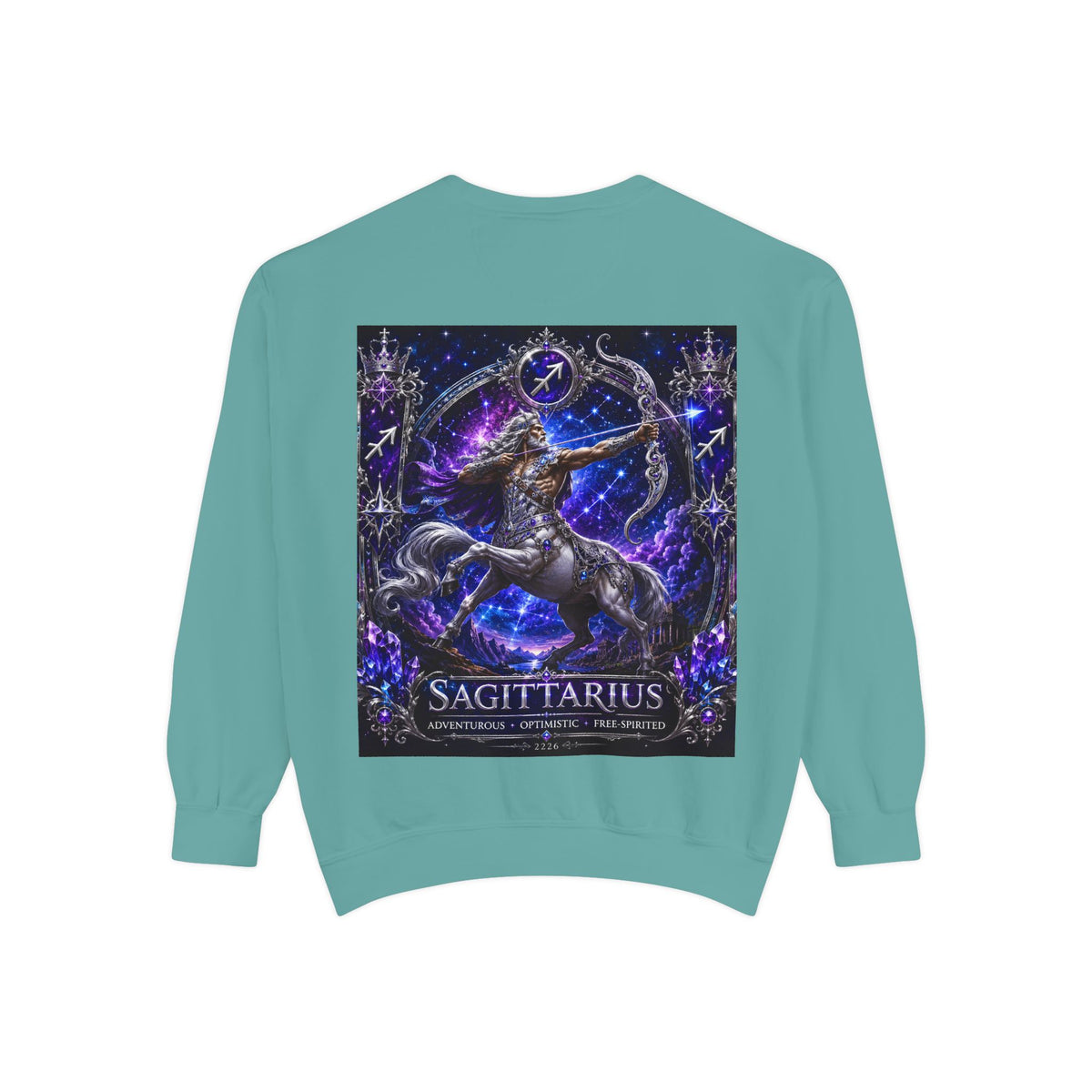 Sagittarius Zodiac Sweatshirt — Celestial Archer Graphic Pullover