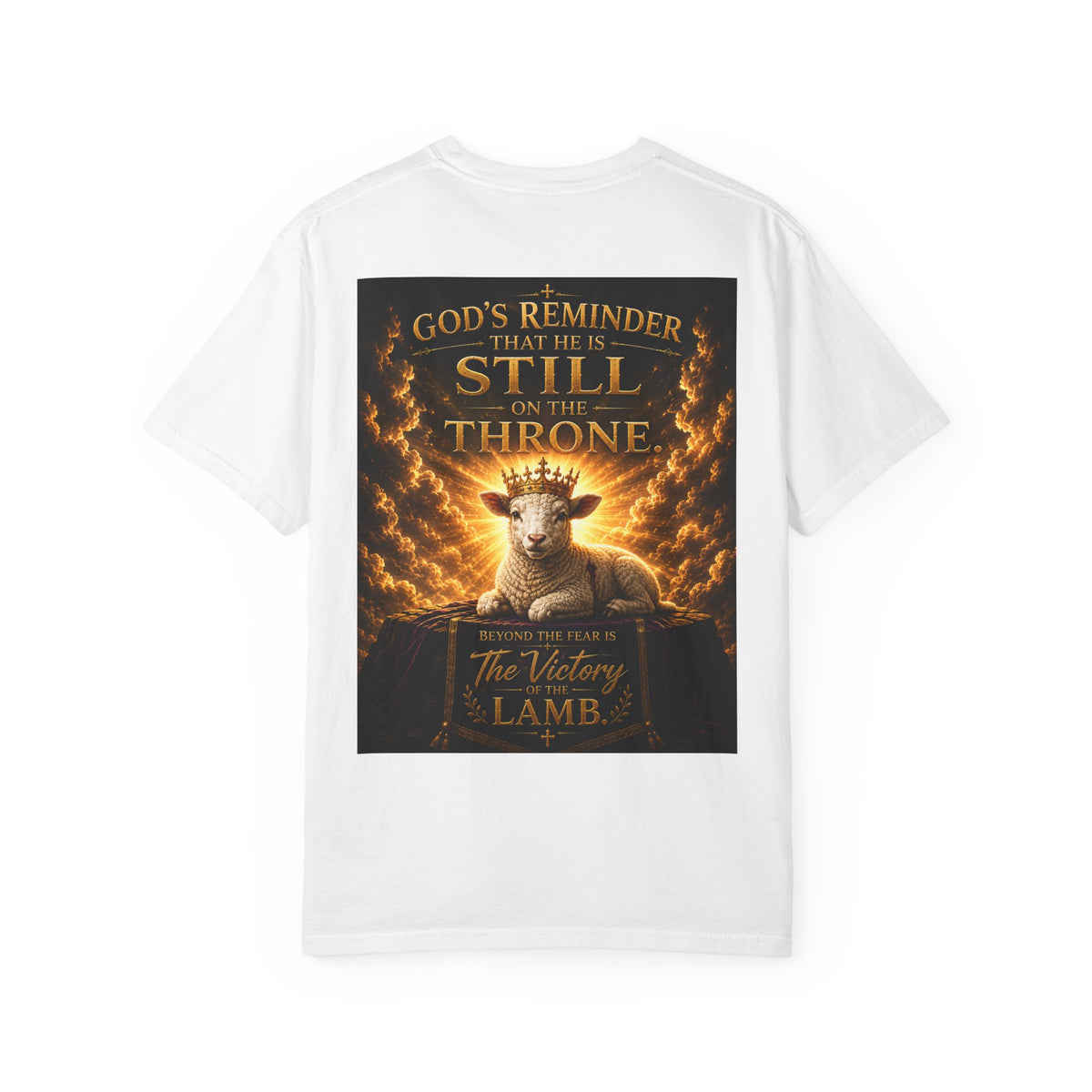 Spooktacular Revelation T-Shirt — "The Victory Lamb" Christian Halloween Graphic Tee