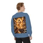 Revelation Chapter 1 Sweatshirt — Golden Christ Return Religious Crewneck
