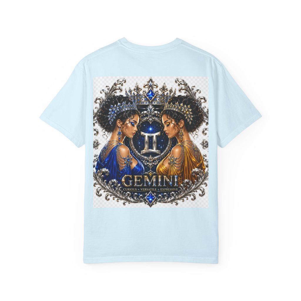 Gemini Zodiac T-Shirt — Twin Goddesses Astrology Graphic Tee