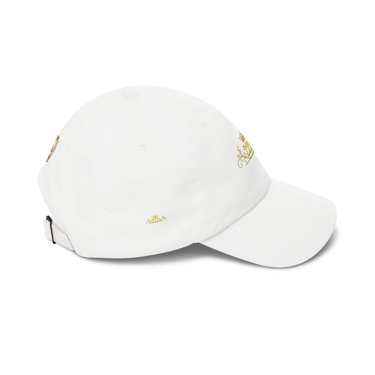 Embroidered Gold Crown '2226' Classic Dad Cap
