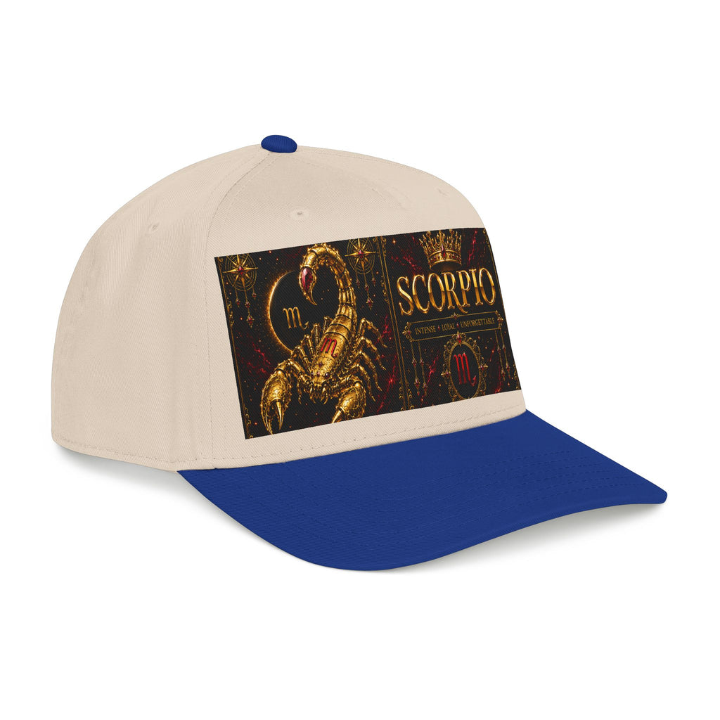 Scorpio Zodiac Baseball Cap — Golden Scorpion Astrology Hat