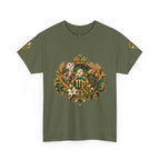 Virgo Zodiac Tee — Elegant Floral Virgo Astrology T-Shirt