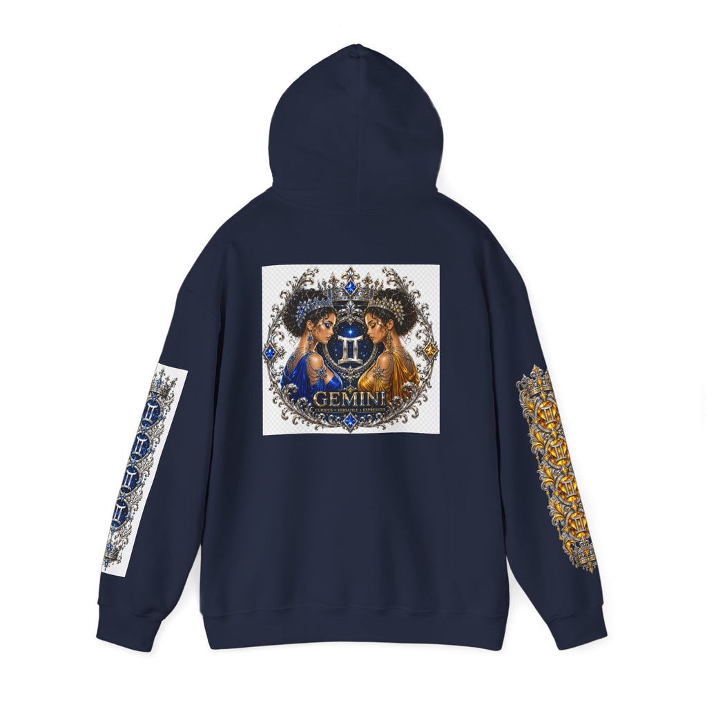 Gemini Zodiac Hoodie — Artistic Gemini Twins Astrology Pullover