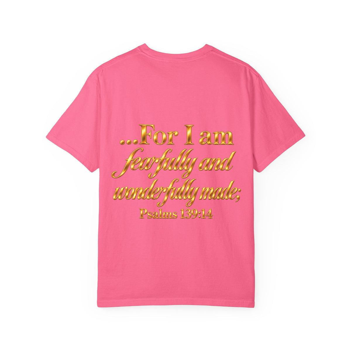 I Am God’s Masterpiece T-Shirt — Faith-Based Christian Tee (Psalm 139:14)