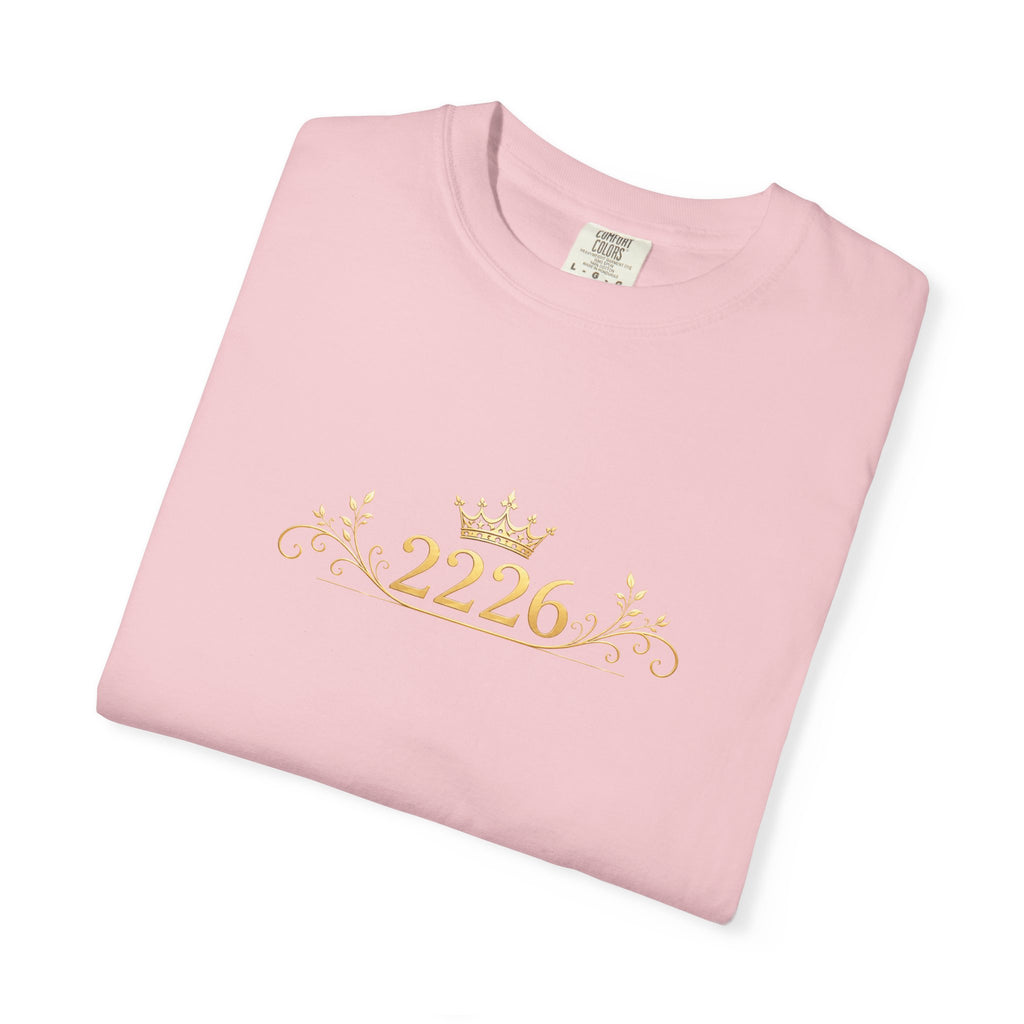 Royal Crest 2226 T-Shirt — Gold Crown Emblem Tee