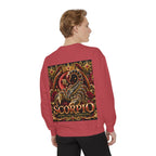 Scorpio Zodiac Sweatshirt — Regal Gold Scorpion Astrological Crewneck