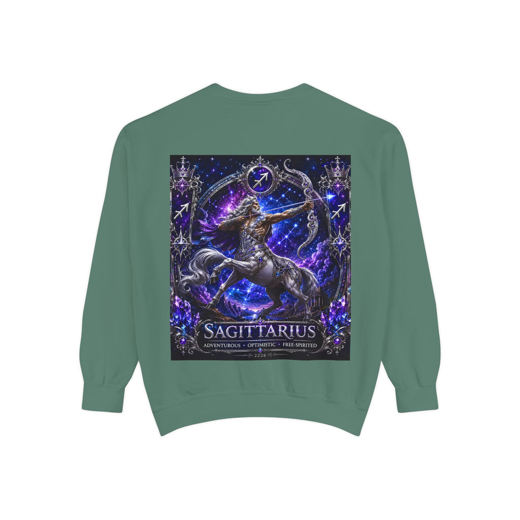Sagittarius Zodiac Sweatshirt — Celestial Archer Graphic Pullover