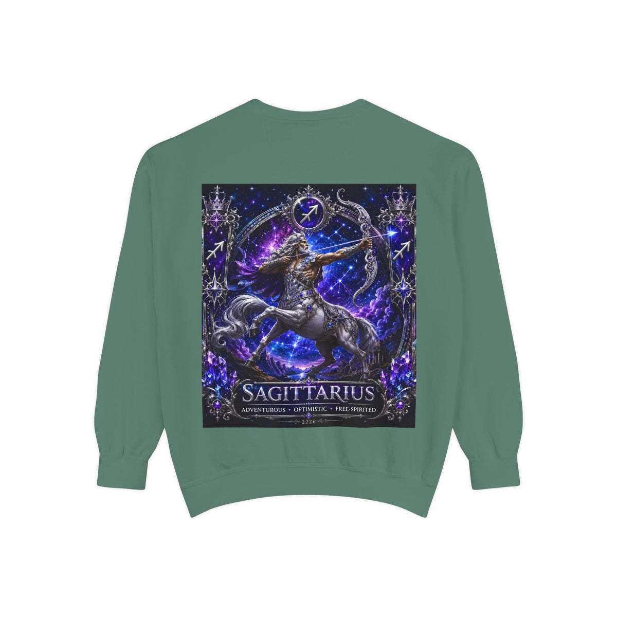 Sagittarius Zodiac Sweatshirt — Celestial Archer Graphic Pullover