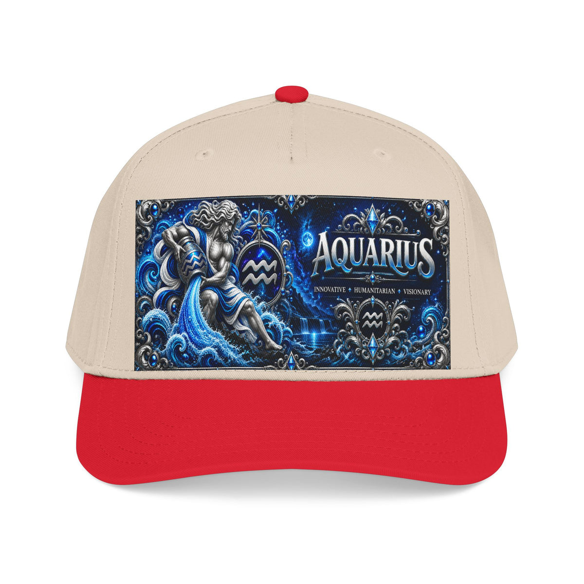 Aquarius Zodiac Baseball Cap — Water Bearer Astrology Hat
