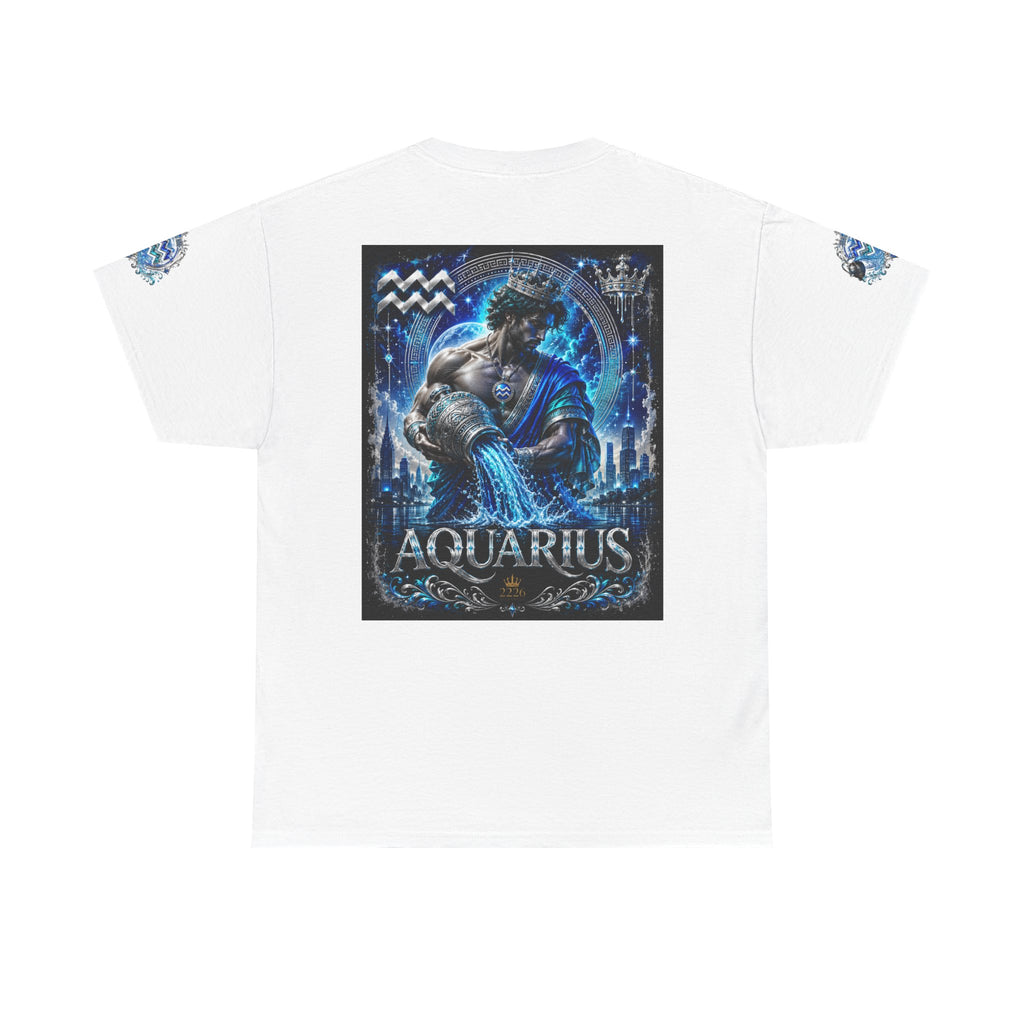 Aquarius Zodiac T-Shirt — Water Bearer Astrology Tee