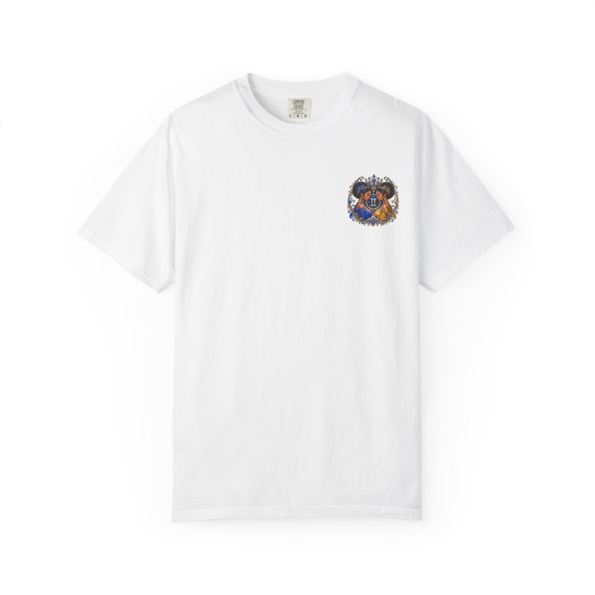 Gemini Zodiac T-Shirt — Twin Goddesses Astrology Graphic Tee
