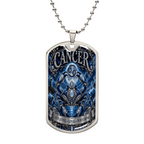 Cancer Zodiac Luxury Dog Tag